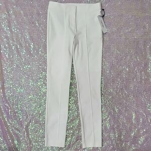 Calvin Klein Women's White Pleated Ckassic Pants, NWT! Nice!!